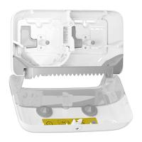 558040 Tork White Plastic Toilet Roll Dispenser, 130mm x 207mm x 360mm