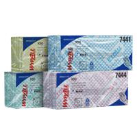 7441 WYPALL WypAll® X50 Critical Clean™  Blue Cloths for Surface Cleaning, Dry Use, Box of 50, 418 x 221mm, Repeat Use