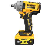 dcf891p2t-gb DeWALT 1/2 in 18V, 5Ah Impact Wrench Type G - British 3-Pin