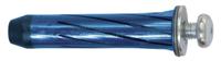 177-7003 RS PRO Blue Nylon Cavity Wall Fixings, 10mm fixing hole diameter