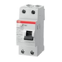 2csf202102r1400 ABB FH200 RCCB, 40A, 2 Pole, 30mA, Type A, 230V