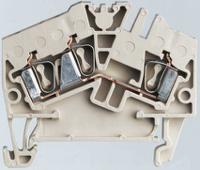 1706060000 Weidmuller  ZDU Series Beige, 2.5mm², Single-Level, Clamp Termination