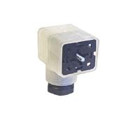 932501002-gdml-2011-led-24-gb-black Hirschmann GDML 2P+E DIN 43650 A, Female Solenoid Valve Connector with Indicator Light, 24 V ac/dc Voltage