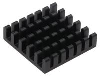 750-0894 RS PRO Heatsink, Universal Rectangular Alu, 22K/W, 23 x 23 x 6mm, Adhesive Foil