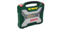 2607019330 Bosch 100-Piece Masonry Drill Bit, Metal Drill Bit, Wood Drill Bit Set for Multi-Material, 32mm Max, 1mm Min, Metal Bits