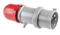 2133237 Scame IP44 Red Cable Mount 3P + N + E Industrial Power Plug, Rated At 32A, 415 V