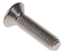 158-3629 RS PRO Pozi M4 Countersunk A4 316 Stainless Steel Machine Screws DIN 965 x 16.0mm