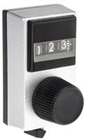 15a31b10 Vishay 17.7mm Black Potentiometer Knob for 6.35mm Shaft Splined, 15A31B10