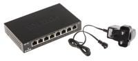 des-108b D-Link 8-Port Fast Ethernet Switch, Unmanaged 8 Port Network Switch, UK
