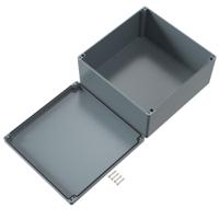 02414020 Rose Polyester Standard Series Grey Glass Fibre Reinforced Polyester Enclosure, IP66, IK08, Grey Lid, 406 x 401 x 201mm