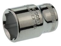 6700sm-13 Bahco 1/4 in Drive 13mm Standard Socket, 6 point, 24.7 mm Overall Length