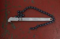 847-3822 RS PRO Chain Wrench, 500 mm Overall, 150mm Jaw Capacity, Metal Handle