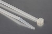 489-2140 RS PRO Cable Tie, 203mm x 4.6 mm, Natural Nylon, Pk-100