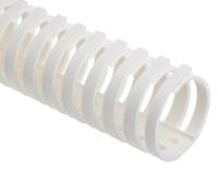 598-620 RS PRO White Slotted Flexible Panel Trunking - Flexible Slot, W40 mm x D40mm, L0.5m, Polypropylene