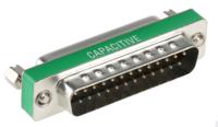 238-7365 RS PRO D Sub Adapter Male 25 Way D-Sub to Female 25 Way D-Sub