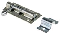 893-8613 RS PRO Steel Zinc Door Bolt, 160 x 38mm