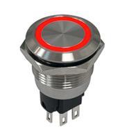 phbtsw-9 E-Pro SPST Flat Actuator Push Button Switch 2A 36V DC IP67 316L