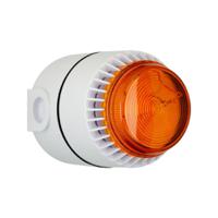 540503full-0414x Eaton Amber Sounder Beacon, 18 → 24 V dc, IP54, IP65, Wall Mount, 101dB at 1 Metre