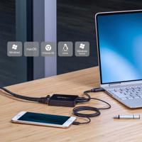 usb32000spt StarTech.com 2 Port USB Ethernet Adapter USB 3.0 USB A to RJ45 10/100/1000Mbit/s Network Speed