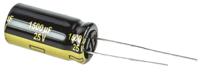 eeufm1e152 Panasonic 1500μF Aluminium Electrolytic Capacitor 25V dc, Radial, Through Hole - EEUFM1E152