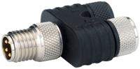 7000-88602-0000000 Murrelektronik Limited 4 Pole M8 Plug to 3 Pole M8 Plug Adapter