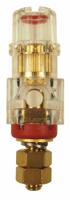 558-862 RS PRO 60A, Red Binding Post With Brass Contacts and Gold Plated - 3mm Hole Diameter