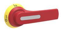 glx61 Lovato Red/Yellow Rotary Handle, GL Series