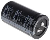 706-3358 RS PRO 560μF Aluminium Electrolytic Capacitor 450V dc, Snap-In
