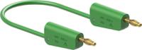 641033-20025 Staubli Test lead, 19A, 30V ac, Green, 2m Lead Length