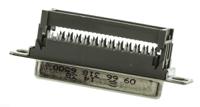 09663186500 HARTING 25 Way Right Angle Cable Mount D-sub Connector Socket, 2.77mm Pitch