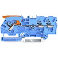 2104-1304 WAGO  TOPJOB S Series Blue, 4mm², 1-Level, Push In Termination, ATEX, CSA, IECEx
