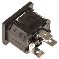px05951563 Bulgin C16 Snap-In IEC Connector Male, 10A, 250 V