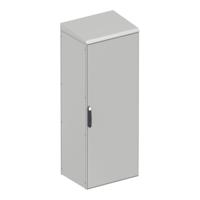 nsysc1260 Schneider Electric PanelSeT Accessoires Series Grey Galvanised Steel Enclosure, Grey Lid, 85 x 1207 x 625mm