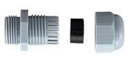 210-1356 RS PRO Grey Nylon Cable Gland, PG21 Thread, 13mm min., 18mm max., IP68