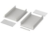 97418160hmt1-filotec-f-1048-160-kwl-set Bopla Filotec (Set) Series Aluminum (Anodized) Aluminium Enclosure, IP40, Flanged, Aluminum (anodized) Lid, 160 x 105 x