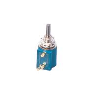 m-1303-10k Nidec Components M 10kΩ Rotary Potentiometer 3-Turns 1-Gang, M-1303 10K