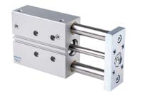 dfm-32-80-p-a-gf Festo Pneumatic Guided Cylinder - 170859, 32mm Bore, 80mm Stroke, DFM Series, Double Acting