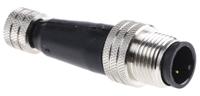 1200330002 Brad from Molex 3 Pole M8 Socket to 3 Pole M12 Plug Adapter
