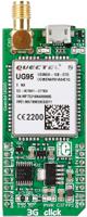 mikroe-2296 MikroElektronika 3G-AA Click (for USA) Quectel UG95 Mobile Communication (Cellular) mikroBus Click Board for 3G