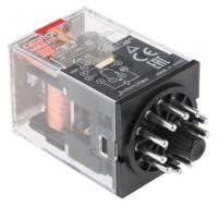 mks3pi-5-110vac Omron PCB Mount Power Relay, 110V ac Coil, 10A Switching Current, 3PDT
