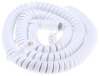 182-4560 RS PRO Male RJ9 to Male RJ9 Telephone Extension Cable, White Sheath, 5m