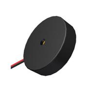 at-1750-tfl-lw95-r PUI Audio 80dB(A) Flange Mount External Piezo Buzzer Transducer, 16.5 x 16.5 x 4mm, 1V Min, 30V Max