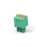 2842500-3 TE Connectivity 2842 Series PCB Terminal Block, 3-Contact, 3.81mm Pitch, Board Mount, 1-Row, Push In Termination
