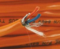 6460-or005 Alpha Wire Alpha Essentials Data & Bus Cable Series Data Cable, 1 Pairs, 2 Cores, 0.33 mm², Screened, 22 AWG, 30m,