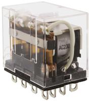 ly4-230vac Omron Plug In Power Relay, 230V ac Coil, 10A Switching Current, 4PDT