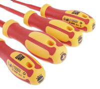 125-3092 RS PRO G99-401 Phillips; Slotted Insulated Screwdriver Set, 4-Piece