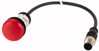 181621-c22-l-r-24-p3 Eaton, C22, Panel Mount Red LED Indicator, 22mm Cutout, IP67, IP69K, Round, 24V ac/dc
