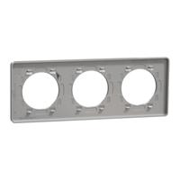 s530806 Schneider Electric Grey, 3 Gang, Odace