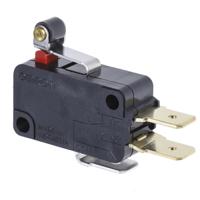 v-165-1c5 Omron Short Roller Lever Micro Switch, Tab Terminal, 16 A @ 250 V ac, SPDT, IP40