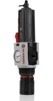 b84g-3gk-qp3-rmg Norgren Excelon Plus Polycarbonate Filter Regulator, 40μm, G 3/8, Manual, 10 bar